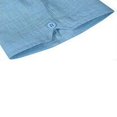 thumbnail image 5 of Chemise à Manches Courtes pour Homme, Boutonnée, Col Évasé, Hauts Unis, 5 of 5
