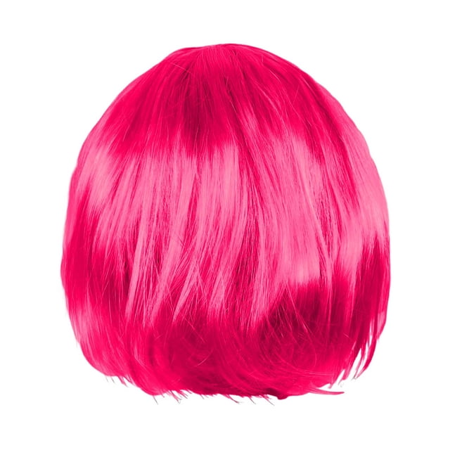 WIFKLSIIPG Perruque pour Femmes Carnaval Perruque en Cheveux Humains 30cm Perruque Courte Convient à la Décoration de Fête 30cm