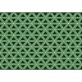 thumbnail image 1 of Ahgly Tapis Rectangulaire Lavable en Machine Intérieur Transitionnel Vert Pastel, 2 Pieds x 3 Pieds, 1 of 7