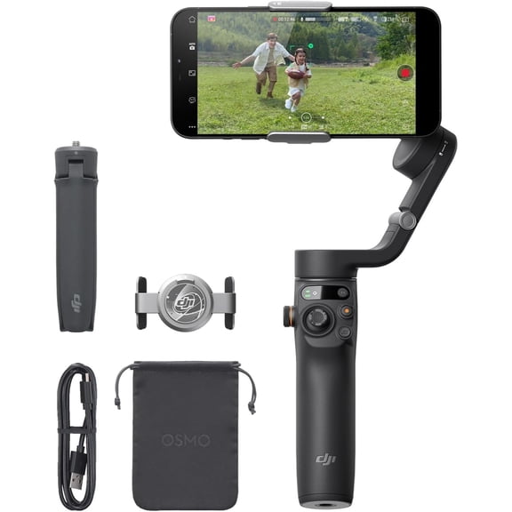 DJI Osmo Mobile 6 Cardan pour Téléphone Intelligent avec Conception Flexible Construction Durable avec Matériau de Haute Qualité