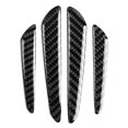 thumbnail image 1 of 4Pcs Carbon Fiber Door Edge Guard Bumper Protector Strips Trim Cover Car Universal, 1 of 9