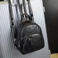 thumbnail image 5 of WJSXC Mini Genuine Leather Backpack for Women Convertible Backpack Purse Shoulder Handbag Crossbody Bag 4 In 1 To Black, 5 of 5