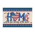 thumbnail image 1 of Independence Day Decorative Door Mat Doormats Outdoor Entrance 4th of July Floor Mat Independence Day Indoor Mat for Back Door Front Door Entrance Mat Perfect for Indoor and Outdoor Use, 1 of 4