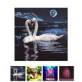 thumbnail image 3 of Homeholiday Peinture Swan/Butterfly Cat/Flower Diamant 5D Broderie en Résine Ronde Strass Décoration Maison, 3 of 8