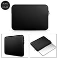thumbnail image 3 of Laptop Sleeve 11"-15.6", Durable Shockproof Protective Laptop Case Cover Flip Briefcase Carrying Bag Case, Laptop Sleeve Computer Bag Sleeve for Laptop Notebook, Black, 15.6", 3 of 7