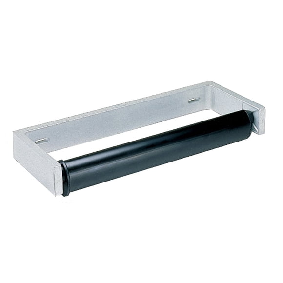 Bobrick 253 Distributeur d'Essuie-tout en Rouleau en Aluminium Coulé Robuste Monté en Surface avec Broche en ABS, Fini Satiné, Largeur 12-1/2 Pouces x Projection 4-78 Pouces