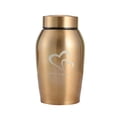 thumbnail image 1 of Pet Urns Funeral Final Comforting Resting Place Cremation Memorial Urn for Small Gold, 1 of 9