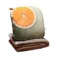 thumbnail image 2 of Dvkptbk Travel Blanket Pillows Travel Blanket Pillow Soft Travel Blanket and Pillow Set Compact Travel Pillow with Blanket for Airplane Car Camping and Office Blankets & Throws, 2 of 5