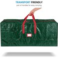 thumbnail image 4 of Christmas Tree Storage Bag, Fits Up To holiday Disassembled Christmas trees under 8 Ft, plastic, 4 of 8