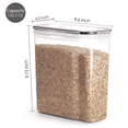 thumbnail image 4 of Cereal Storage Container Set of 4, Vtopmart Airtight Food Storage Containers, 135.2 fl oz, Black, 4 of 7