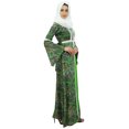 thumbnail image 4 of Bimba Robe Abaya Kimono Maxi en Rayonne en Dentelle pour Femmes Musulmanes Jilbab avec Hijab, 4 of 8