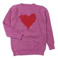 thumbnail image 4 of Gupgi Chandail Cœur d'Amour pour Femmes à Manches Longues, Col Ras du Cou, Tricot de la Saint-Valentin, 4 of 9