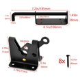 thumbnail image 2 of Door Latch Heavy Duty Gate Latch Kit for Outdoor Garden Pool Metal Gates Fence, 2 of 8