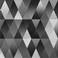 thumbnail image 1 of Ahgly Company Tapis d'Intérieur Lavable à la Machine, Carré, Transitionnel, Gris Foncé Noir, Tapis de Zone, 7 Pieds Carré, 1 of 7