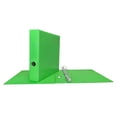 thumbnail image 2 of Pen + Gear 1.5“ Deluxe View Vinyl Binder, O-Ring, GREEN, 2 of 4
