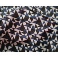 thumbnail image 5 of oneOone Silk Tabby Fabric Triangle Geometric Print Fabric By The Yard 42 Inch Wide, 5 of 5