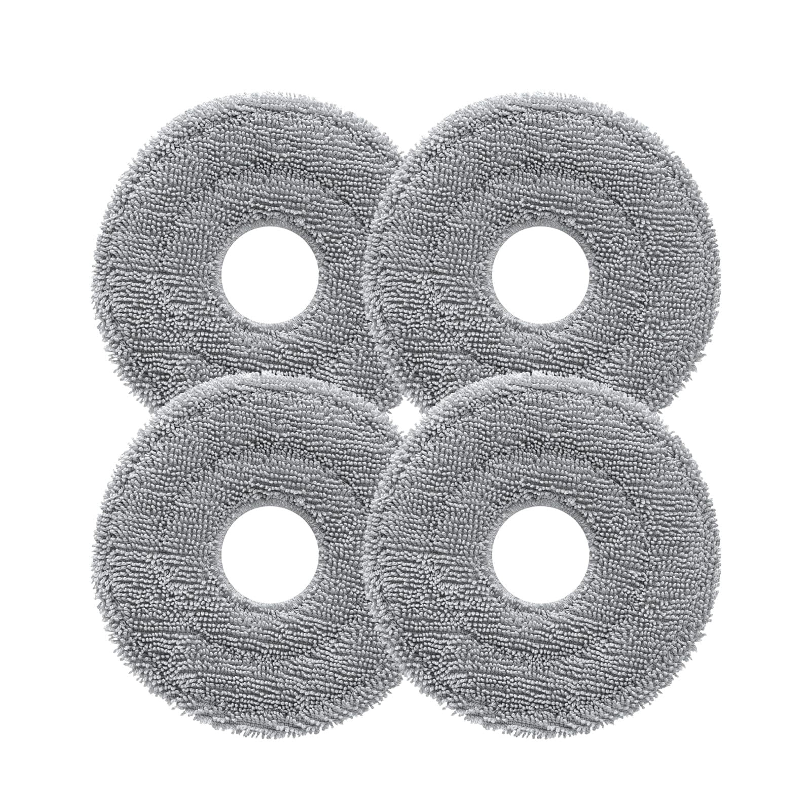 roborock Rotating Mop Cloth for Saros 10R & Saros Z70 Robot Vacuum Cleaner, 4PCS High-Absorbency Microfiber, 200 RPM Spinning Speed, 30 Wat