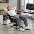 thumbnail image 2 of Vinsetto Massage Office Chair with 6-Point Vibration, Dark Brown, 2 of 10