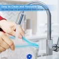 thumbnail image 4 of Sous Vide Cooking Bags - Set of 20 Reusable Vacuum Seal Bags with Air Valve for Joule and Anova Cookers | Freezer Safe Vacuum Food Storage Bags with Upgraded Electric Pump Included, 4 of 6
