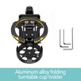 thumbnail image 5 of TopLLC Tools&Home Improvement Folding Turntable Water Cup Aluminum Alloy Folding Cup With Rotation Turntable And Screws Tool Light Bicycle Bottle For Motorcycles Bicycles Water cup holder, 5 of 5
