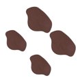 thumbnail image 4 of kurtrusly Semelles Ajustables pour Talons Hauts, Réparation de Talons Personnalisable, Café 5Set, 4 of 6