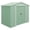 Light Green, variant on 7' x 4' Garden Storage Shed w/ Foundation Kit and Double Doors Brown