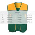 thumbnail image 4 of Mineart Safety Vest for Men Reflective Hi Vis Zip Up Work Waistcoat Multi Pocket for Outdoor Working, 4 of 4