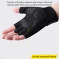 thumbnail image 2 of Gants d'Entraînement Respirants Sans Doigts avec Protection Complète de la Paume pour Musculation, 2 of 8