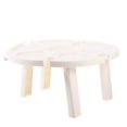 thumbnail image 1 of EIGTHTAIL11.81” Folding Round Plastic Picnic Table  White, 1 of 6