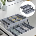 thumbnail image 1 of Home Textile Storage Tier Drawer Organizer for Kitchen and Jewelry—Expandable Desk Tray Organizer with Utensils Gadgets and Small Accessories, 1 of 3
