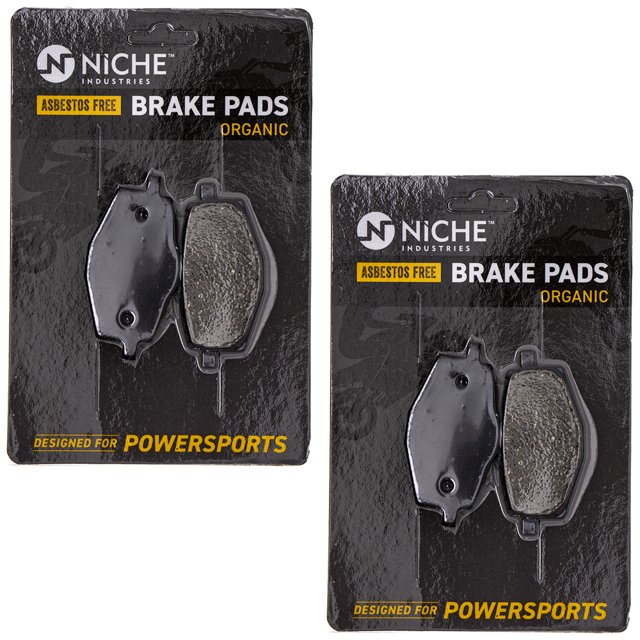 Niche Front Brake Pad Set for Yamaha XT225 Organic Motorcycle 2 Pack 519-KPA2561D
