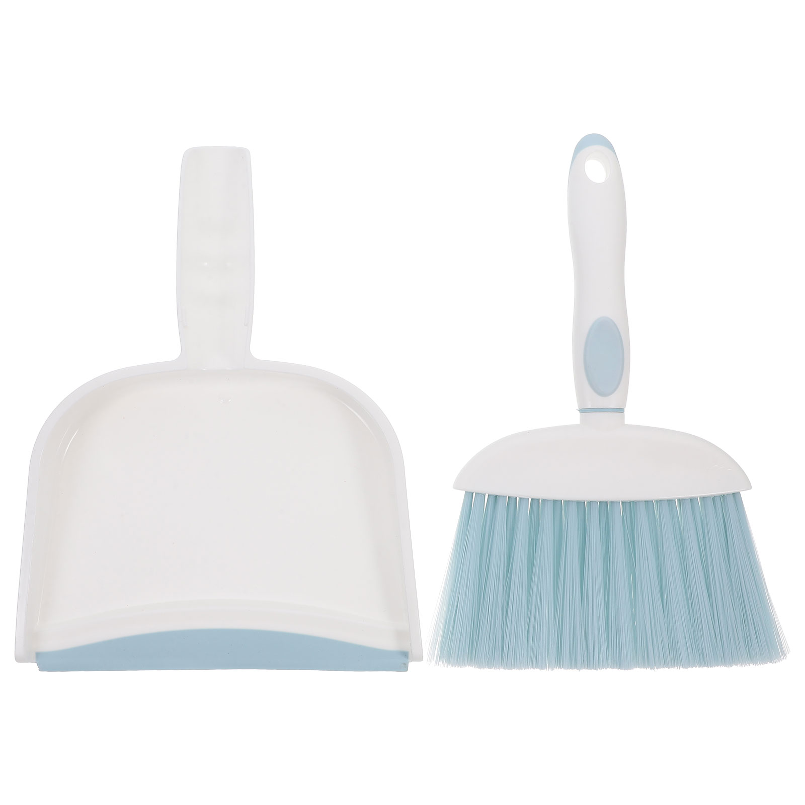 KAKOWELY dustpan and brush set Small Broom With Dustpan Set Dust Pan And Brush Set Table Cleaner Gap Cleaning Brushes Portable Hand Broom For Desk Sofa Keyboard Tent Sweeping Blue
