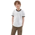 thumbnail image 1 of WEIYLL T-Shirts pour Garçons Débardeurs Patchwork de Couleurs Manches Courtes Col Rond Vêtements pour Enfants de 3-4 Ans, 1 of 9
