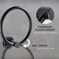 thumbnail image 2 of Towel Ring for Bathroom 304 Stainless Steel Rust Proof Black, 2 of 5