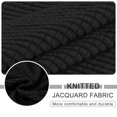 thumbnail image 3 of Housse de Canapé Extensible Jacquard 2024 Texturée Antidérapante pour Canapé d'Angle Gris Foncé, 3 of 6
