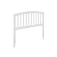 thumbnail image 1 of Pemberly Row Contemporary Mission-Inspired Full Wood Headboard in White, 1 of 7