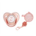 thumbnail image 2 of DPTALR Baby Pacifier 26 Letter Name Initial Clip Silicone Infant Nipple Bling Newborn Pacifier, 2 of 6
