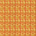 thumbnail image 1 of Ahgly Company Tapis d'Intérieur Lavable à la Machine, Carré, Transitionnel, Orange Rouge Orange, Tapis de Zone, 5 Pieds Carré, 1 of 7