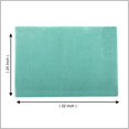 thumbnail image 3 of Tapis de bain en polyester bleu sarcelle uni 3K Hometrends, 3 of 8