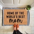 thumbnail image 1 of Hbdhejl 2024 New Mother'S Day Printed Welcome Rug Mother'S Day Stain Retro Slip Farmhouse Decorative Rug Farmhouse Mother'S Day Rug Gift Mother'S Day Decorative Rug 1Pc, 1 of 4