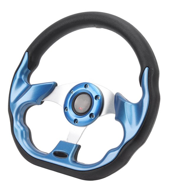 Volant de Chariot Universel 12.5 Pouces Style Course pour Chariots E Z GO TXT RXV