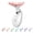 White, variant on 7-in-1 Red Light Therapy Neck Tightening Device, Wrinkle Removal Device, Face Neck Massager for Face Lift, Anti Aging, Glossy White
