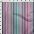 thumbnail image 2 of oneOone Polyester Lycra Fabric Multicolor Stripe Print Fabric BTY 56 Inch Wide, 2 of 3