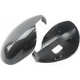 thumbnail image 1 of Compatible For Seat Leon MK1 1M 1999-2006 Car Rearview Mirror Cover Side Wing Protect Frame Covers Trim Carbon Look and Bright Black(Carbon Fiber Look), 1 of 7