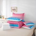 thumbnail image 4 of YST Pink Gradient Bedding Set, 7-Piece, Ombre and Geometric Wave Design, King Size, 4 of 4