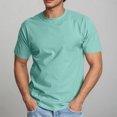 thumbnail image 2 of Diufon Mens Shirts Casual Business Short Sleeve Button Up Lapel Tops Solid Color Basic Vacation Golf Top, 2 of 9