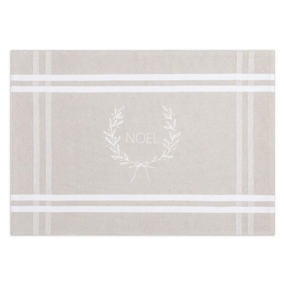 FRAÎCHE Holiday Placemats Set, 4 pack