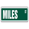 thumbnail image 1 of SignMission SS-MILES 18 in. Miles Street Childrens Name Room Sign, 1 of 1