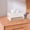 White#2, variant on Transparent Tissue Box Wall Mounted Non Perforated Toilet Tissue Paper Toilet Paper Box Toilet Storage Rack