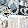 thumbnail image 2 of C 10x Hollow Embossed Photo Frame Material Paper Junk Journal Planner Scrapbo I2 G6V2, 2 of 9